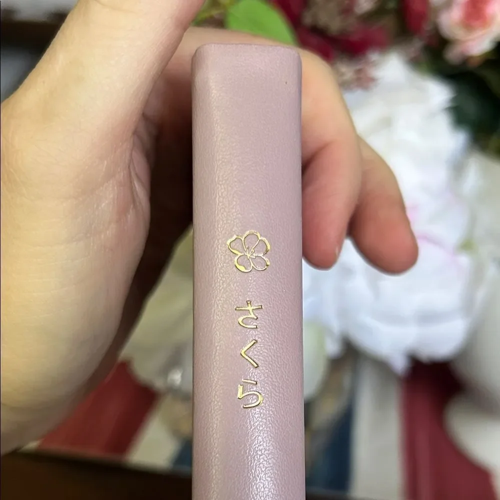 Tsuki Pink light color  Notebook with Gold Accents new notebook therapy